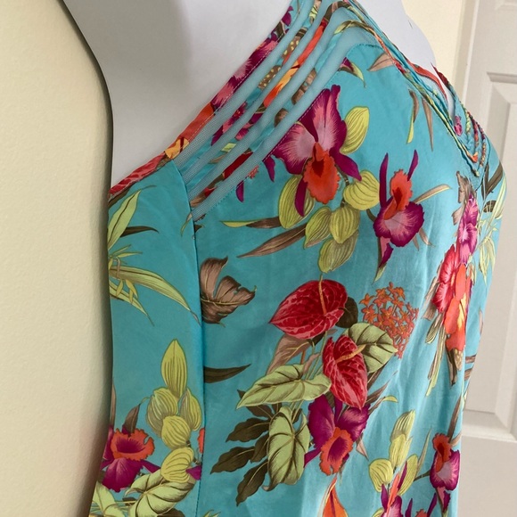 EUC Victoria's Secret Floral Chemise - 100% SILK - Picture 3 of 11